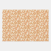 Roze, groene en Oranje feestdag Inpakpapier Vel (Voorkant 2)