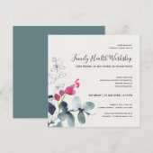 ROZE GROENE FAUNA EUCALYPTUS KRANS WORKSHOP EVENEM KAART (Voorkant / Achterkant)