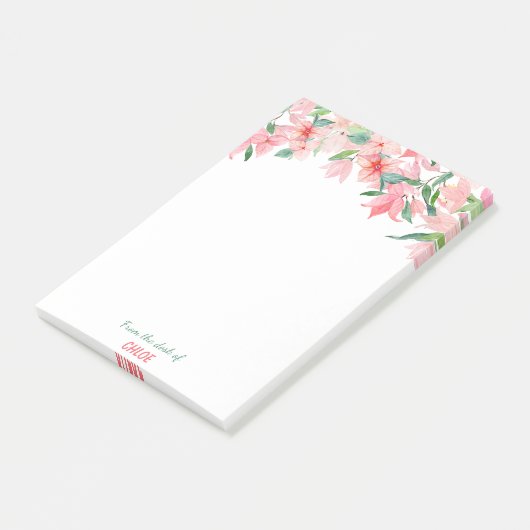 Roze groene Florentiegrens Post-it® Notes (Schuin)