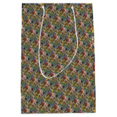 Roze groene gele droger medium cadeauzakje (Voorkant)