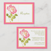 Roze, groene, gele, witte Kaart uit de behuizing v (Voorkant / Achterkant)