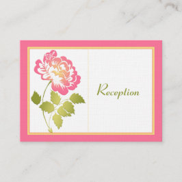 Roze, groene, gele, witte Kaart uit de behuizing v