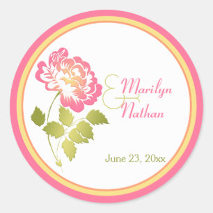 Roze, groene, gele, witte pony 1,5-inch Sticker