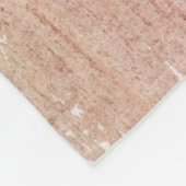 Roze groene gestreept abstracte schilderkunst fleece deken (Hoek)