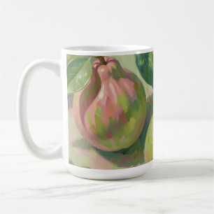 Roze Groene Guave Stilleven Koffiemok