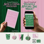 Roze Groene Heks - Slechtste Verjaardag Kaart