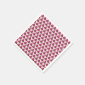Roze groene japy Watermeloen Melon Slice Fruit Servet (Hoek)