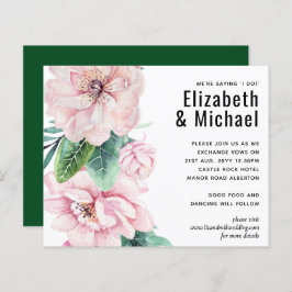  roze groene loftrompet van Floral