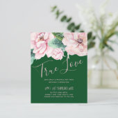  roze groene loftrompet van Floral (Staand voorkant)