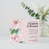  roze groene loftrompet van Floral (Staand voorkant)