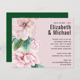  roze groene loftrompet van Floral