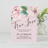  roze groene loftrompet van Floral (Staand voorkant)