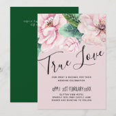  roze groene loftrompet van Floral (Voorkant / Achterkant)