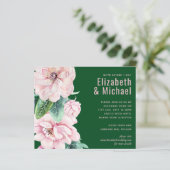  roze groene loftrompet van Floral (Staand voorkant)