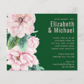  roze groene loftrompet van Floral (Voorkant)