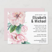  roze groene loftrompet van Floral (Voorkant / Achterkant)