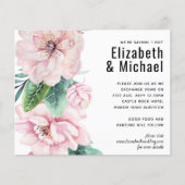  roze groene loftrompet van Floral (Voorkant)