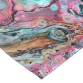 Roze & Groene marmer Korte Tafelloper (Hoek)