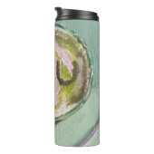 Roze Groene Matcha Love Tea Art Modern Stilleven B Thermosbeker (Geroteerd rechts)