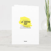 Roze groene Moederdag Kaart (Achterkant)