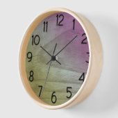 Roze groene ombre gradiënt verstijfd hout Kijk uit (Hoek)