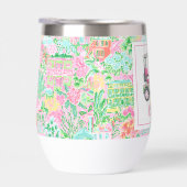 Roze & Groene Palm Beach Golf Winkelwagen Geperson (Rechts)