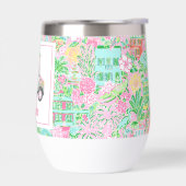 Roze & Groene Palm Beach Golf Winkelwagen Geperson (Links)