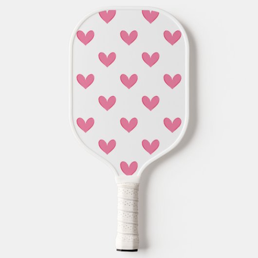 Roze & Groene Pickleball Paddles Monogram Crest (Achterkant)