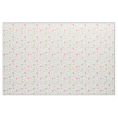 Roze groene Polka dot geometrisch ontwerp Stof (Yard (91,4 cm))