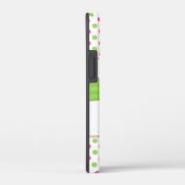 Roze Groene Polka Dot Gerbera Daisy iPhone Case-Mate iPhone Case (Achterkant / Rechts)