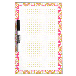 Roze Groene Punt Grid BuJo College Meisje Plan Pla Whiteboard