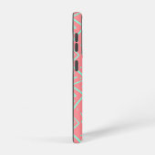 Roze & Groene Retro Psychedelische Ontwerp Samsung Galaxy Hoesje (Rechterkant)