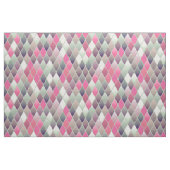 roze groene ruitpastelafdruk stof (Yard (91,4 cm))