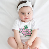 Roze Groene St. Patrick's Day Geluksbrenger Baby E Romper