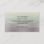 Roze groene strepe Visitekaartje (Achterkant)