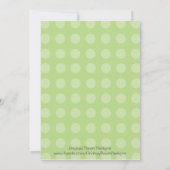 Roze + Groene uitnodiging van de Partij van de Gro (Achterkant)