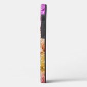 Roze, groene, unieke Waterverf zwendelpatroon Case-Mate iPhone Case (Achterkant / Links)