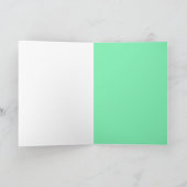 Roze groene Valentijn schetsen Mint om Ice Cream t Feestdagen Kaart (Binnen)