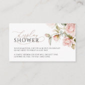 Roze & Groene Vertoning Douchekaartje Behuizing Ka Informatiekaartje (Voorkant)