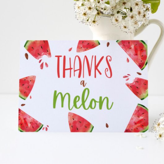 Roze Groene Watermeloen Bedankt Een Meloen