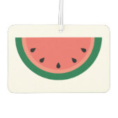 Roze Groene Watermeloen Slice met Zaden Luchtverfrisser (Achterkant)