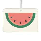 Roze Groene Watermeloen Slice met Zaden Luchtverfrisser (Voorkant)