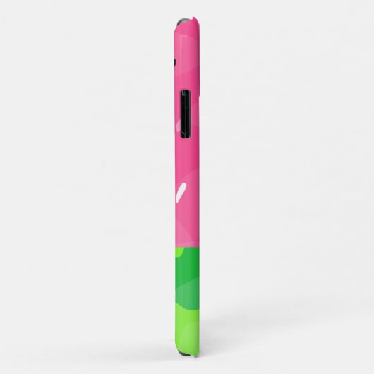 Roze groene watermeloen zoete zomer gestileerd Case-Mate iPhone case (Achterkant/rechts)