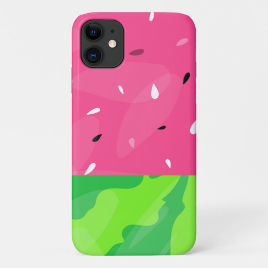 Roze groene watermeloen zoete zomer gestileerd Case-Mate iPhone case (Achterkant)