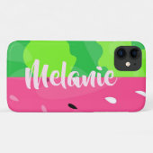 Roze groene watermeloen zomer gestileerd gepersona Case-Mate iPhone case (Achterkant (horizontaal))