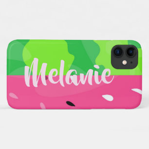 Roze groene watermeloen zomer gestileerd gepersona Case-Mate iPhone case