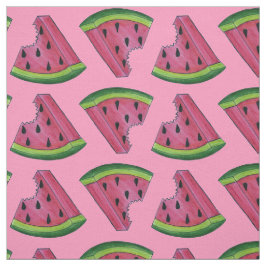 Roze groene watermeloensmels voor fruit stof