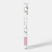 Roze Groene Waterverf Wilde Bloem Naam Case-Mate iPhone Case (Achterkant / Rechts)