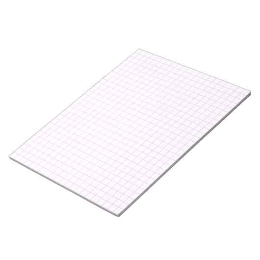 Roze Groot Grafiekdocument Notitieblok (Schuin)