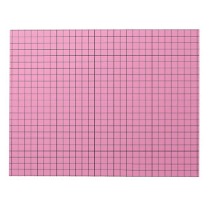 Roze Groot Grafiekdocument Notitieblok